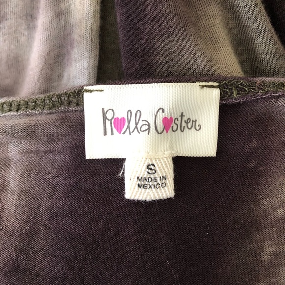 Green Tie Dye Romper - Picture 3 of 3